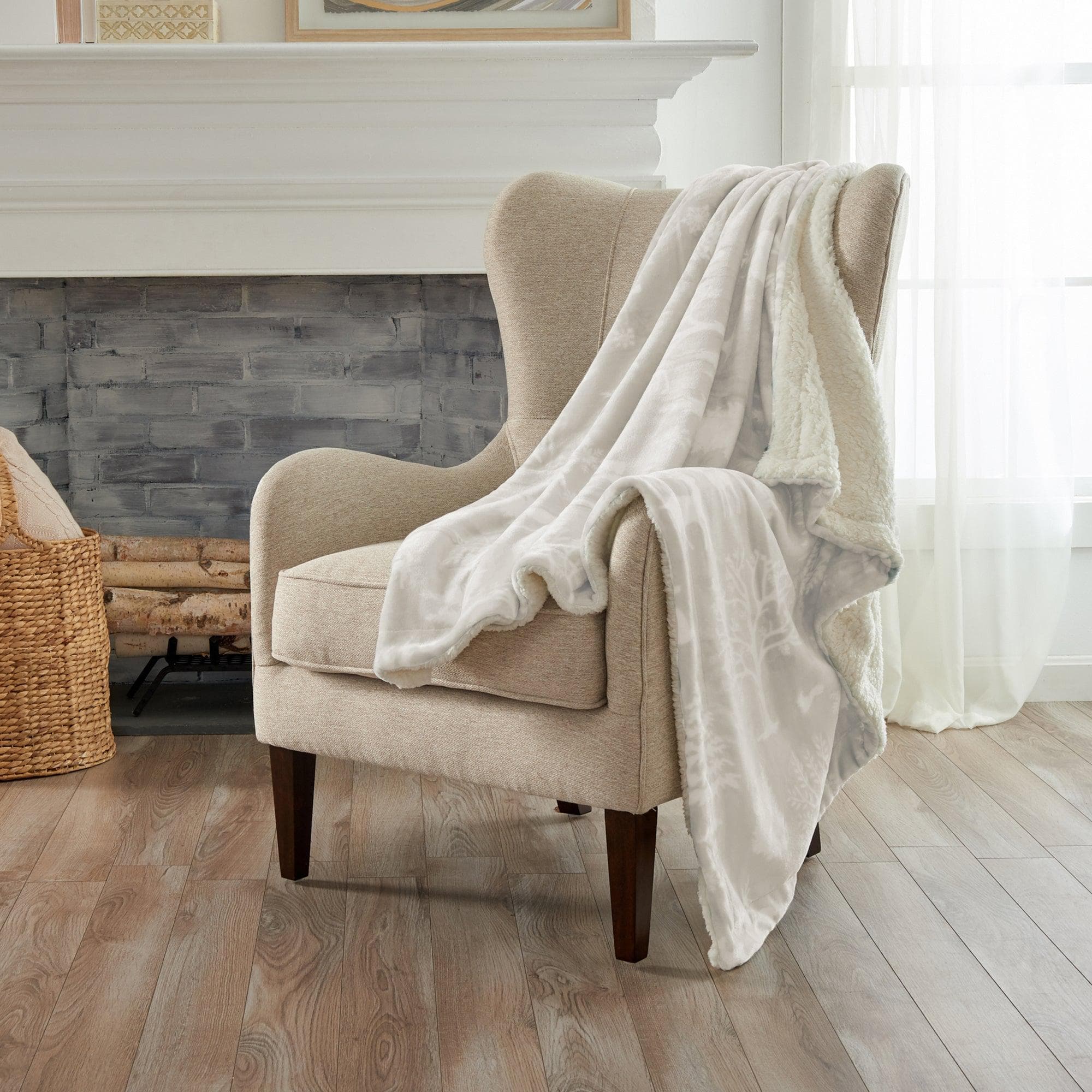 Velvet Plush Sherpa Luxury Bed Blanket - Cielo Collection - Image 65