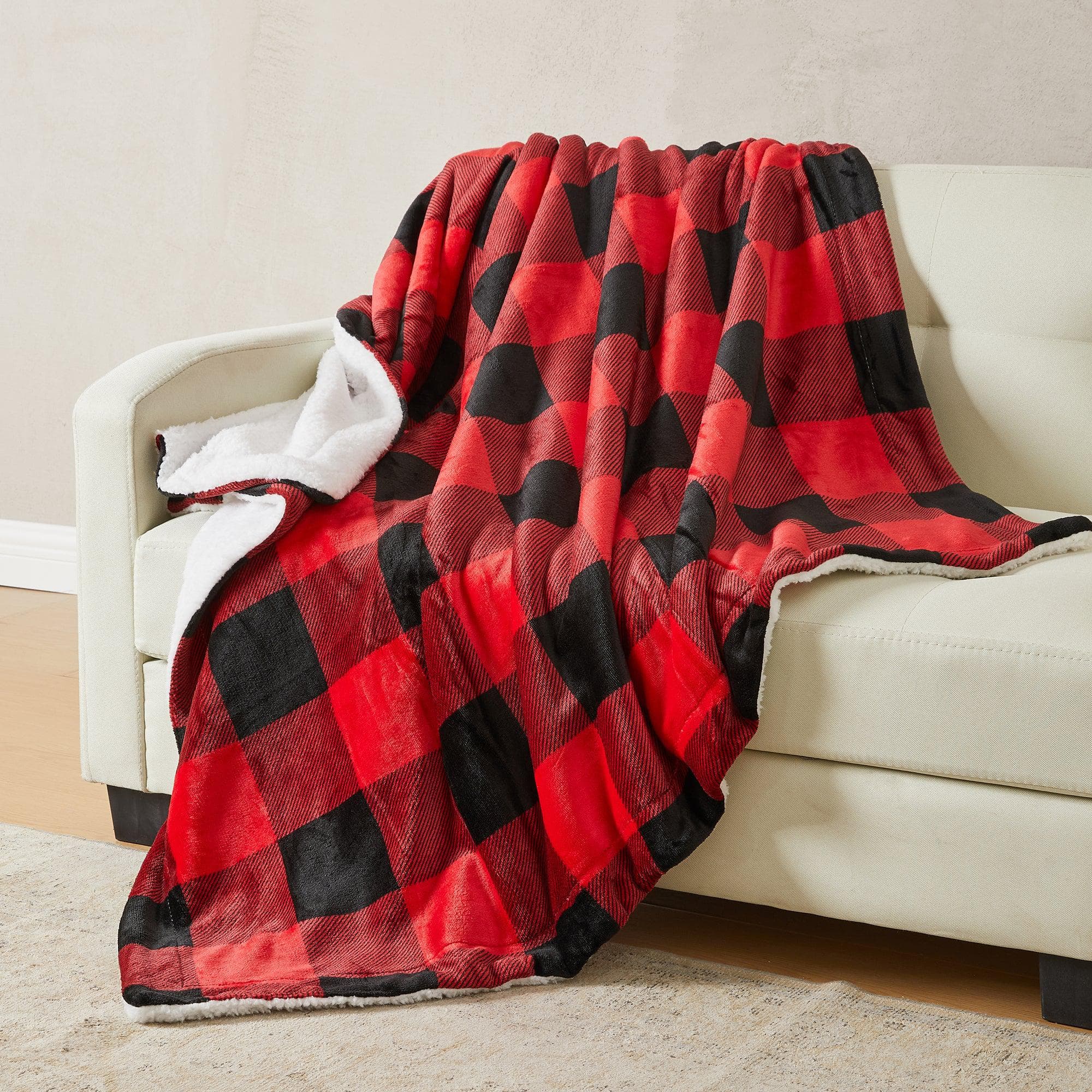 Velvet Plush Sherpa Luxury Bed Blanket - Kinsley Collection - Image 137