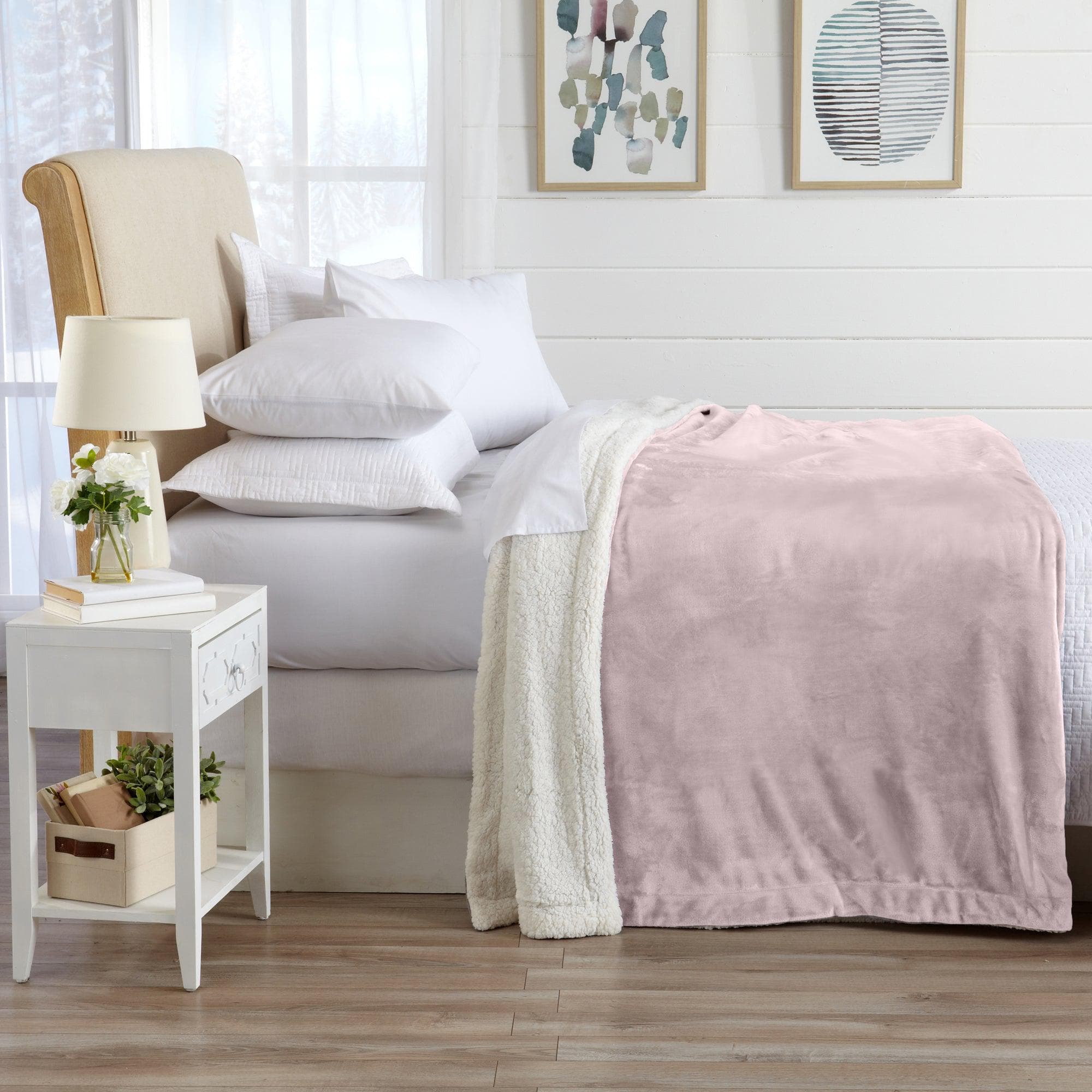 Velvet Plush Sherpa Luxury Bed Blanket - Kinsley Collection - Image 38
