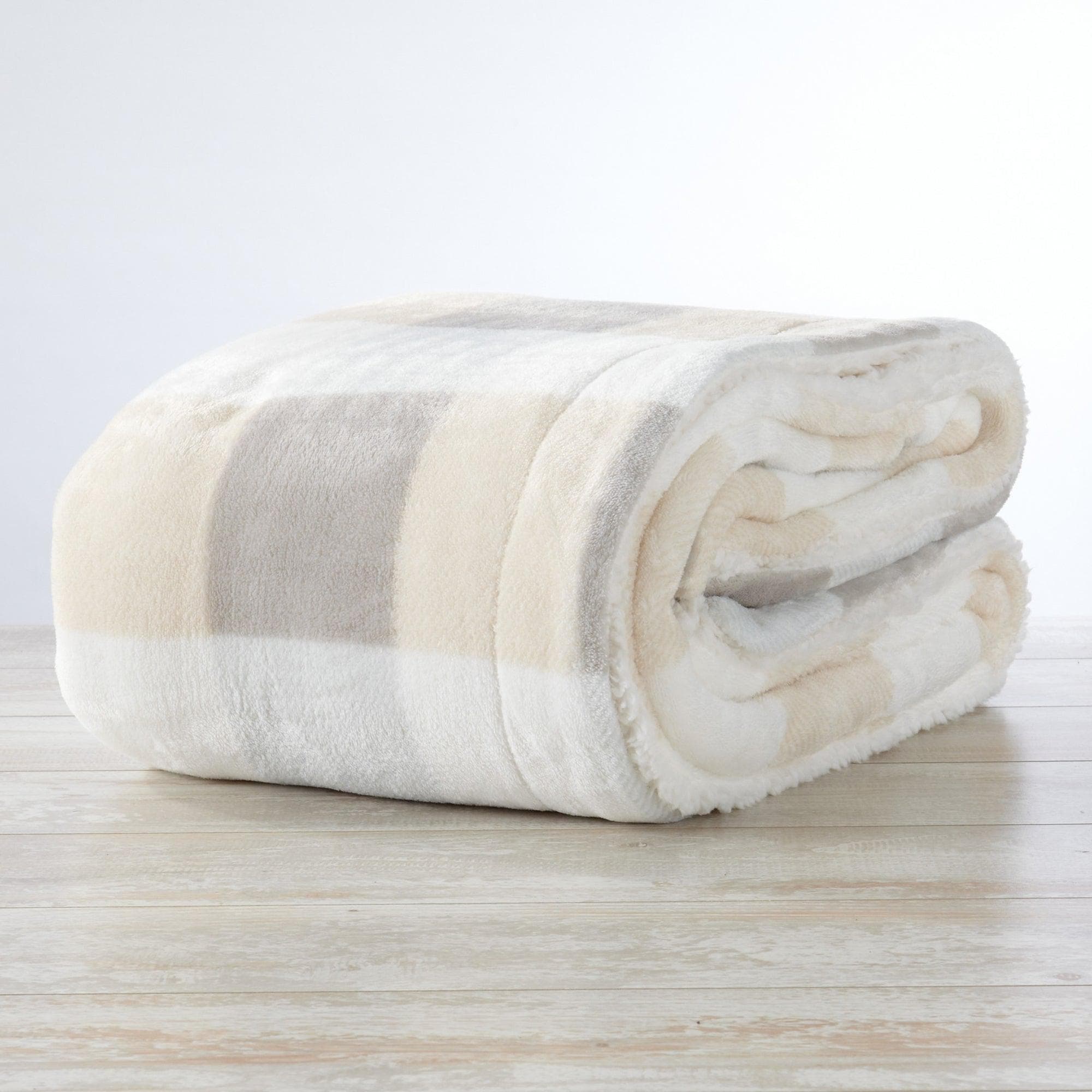 Velvet Plush Sherpa Luxury Bed Blanket - Kinsley Collection - Image 82