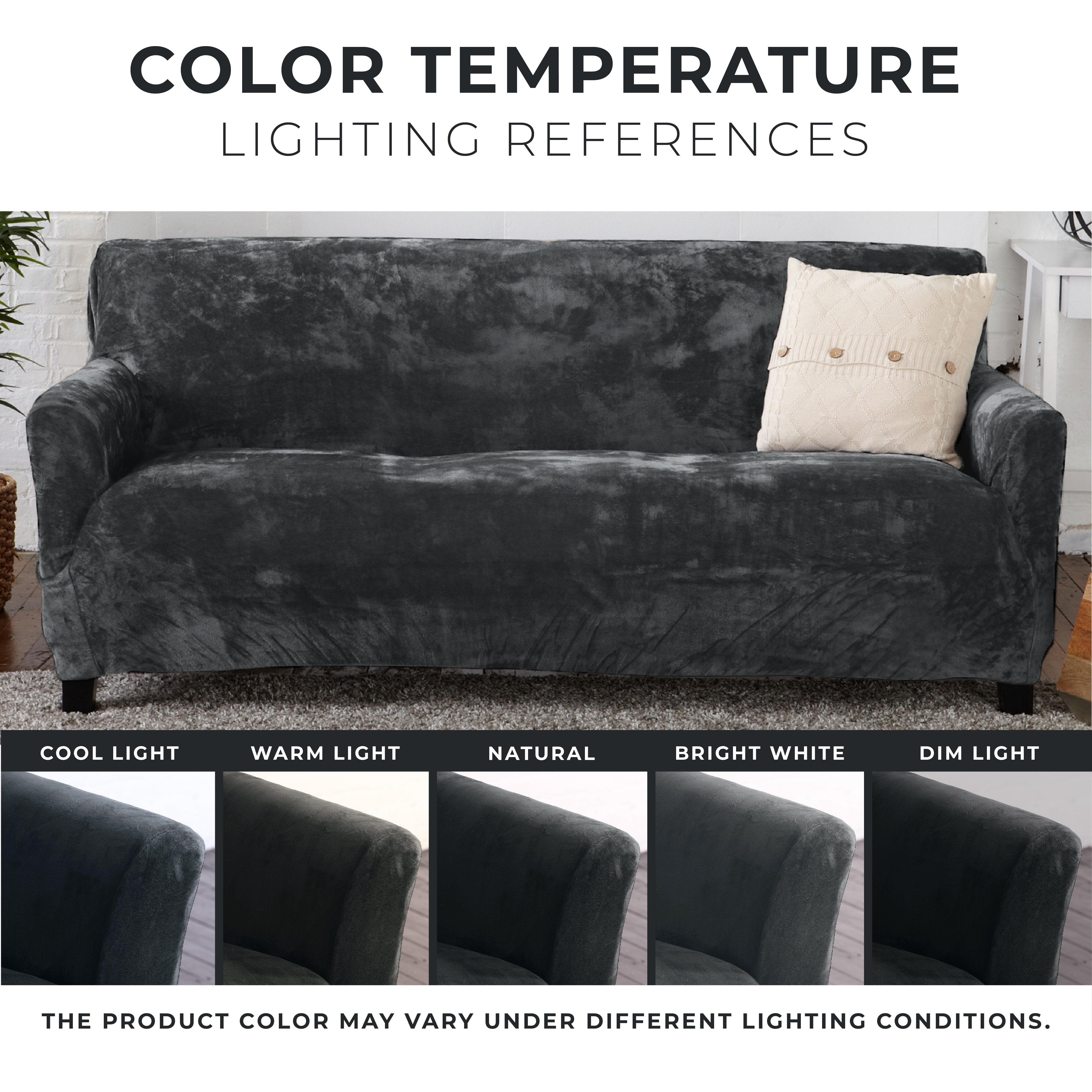 Velvet Stretch Slipcover - Gale Collection - Image 158