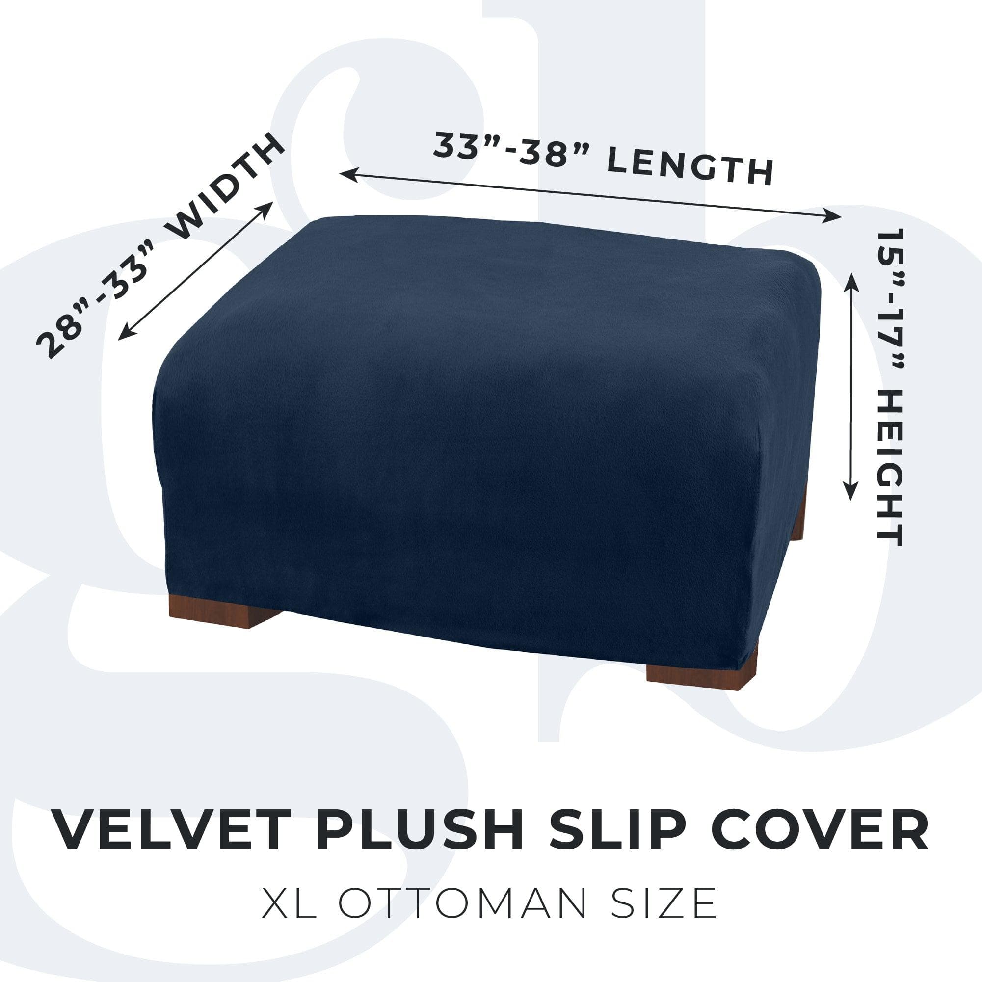 Velvet Stretch Slipcover - Gale Collection - Image 210