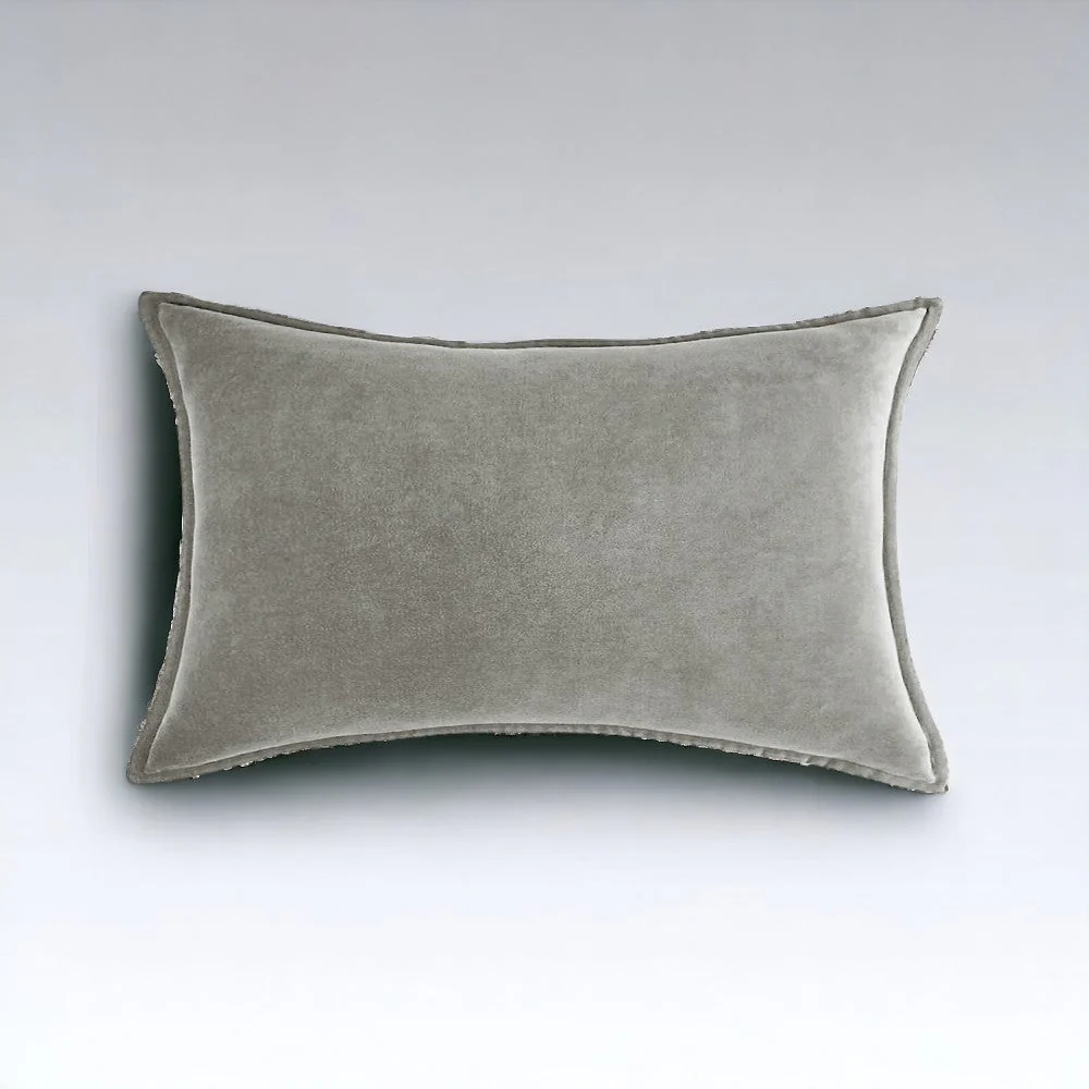 Velvet Throw Pillow pack of 1, size 12"x20, 18"x18", 20"x20" options, Blue, velvet, 12X20 – Fancy & Stacy - Image 40