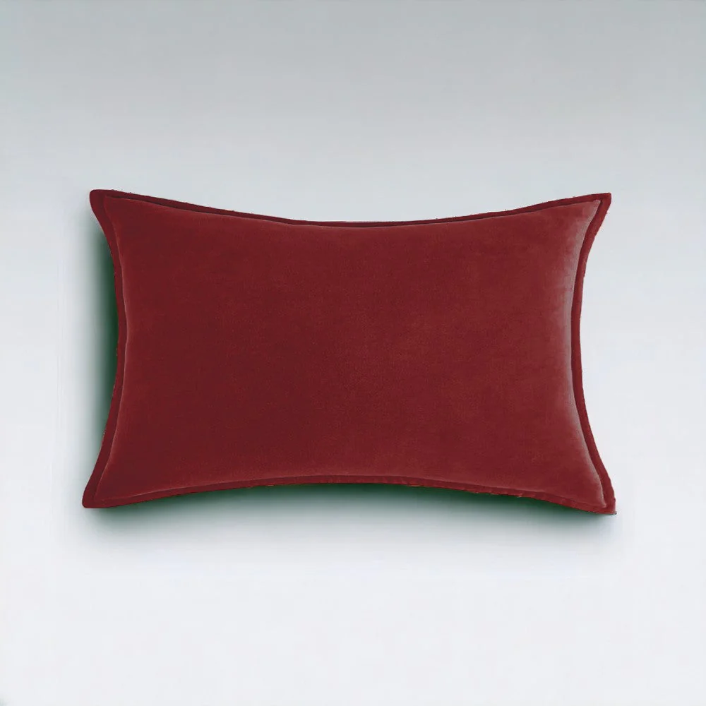 Velvet Throw Pillow pack of 1, size 12"x20, 18"x18", 20"x20" options, Blue, velvet, 12X20 – Fancy & Stacy - Image 50