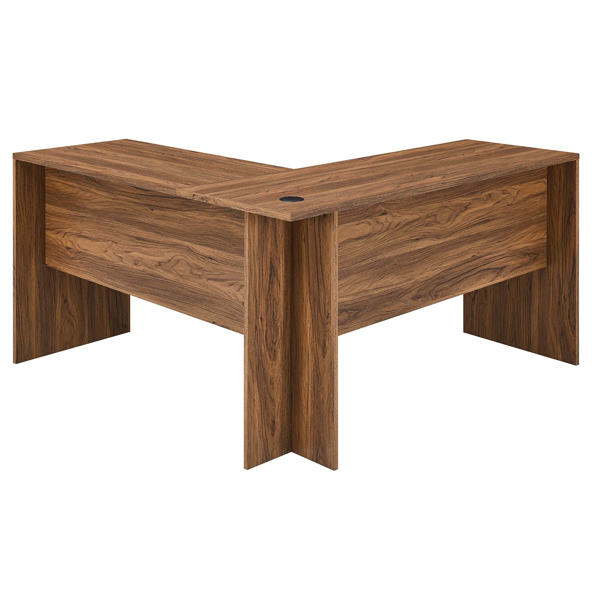 Venture L-Shaped Wood Office Desk by Modway - Image 4