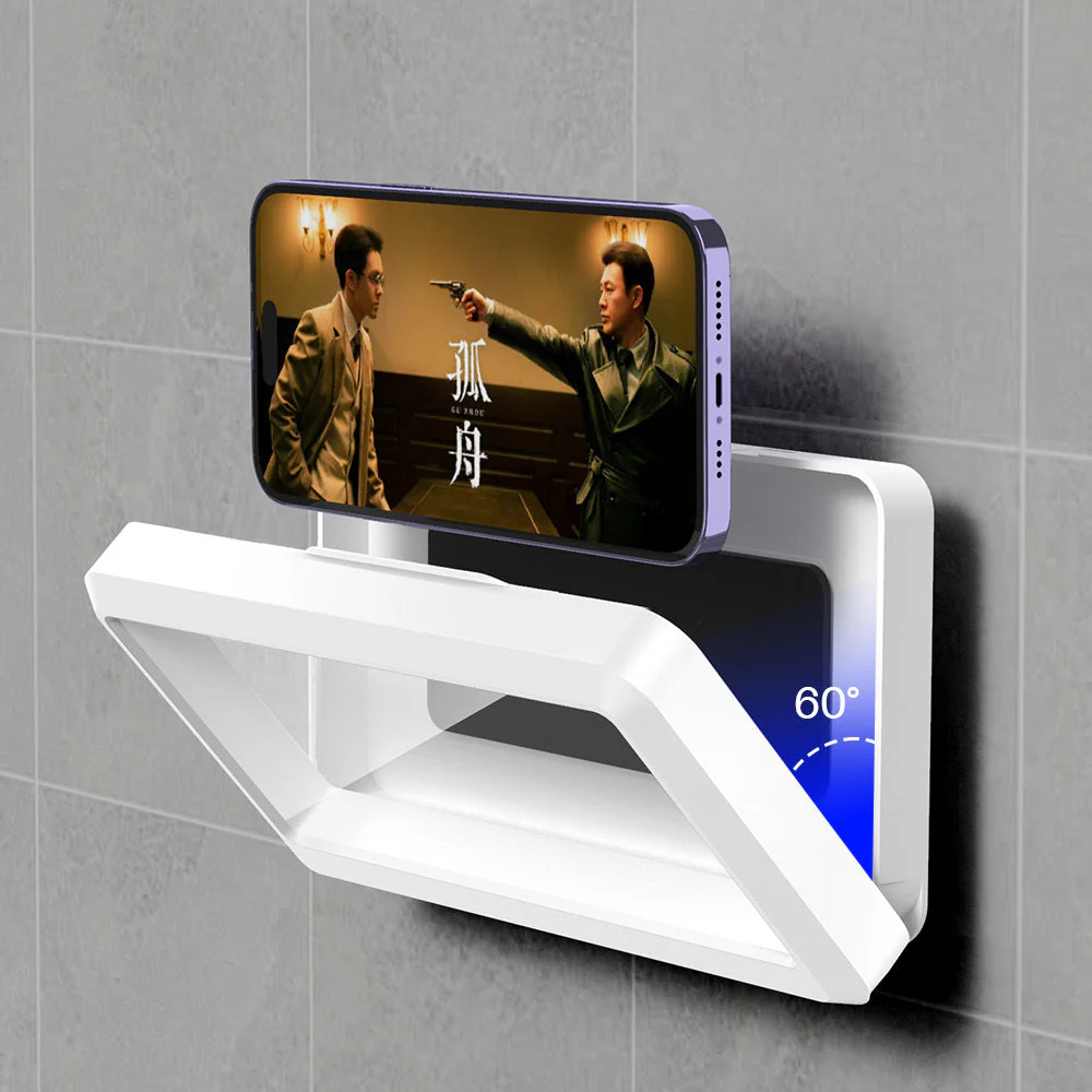 Waterproof Shower 360 Degree Rotating Phone Holder with Touch Screen Capability - Image 3