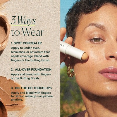 Well People Supernatural Complexion Stick Foundation & Concealer 20 Light Medium Warm 0.28oz - Imperfect Box - Image 6