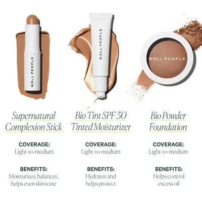 Well People Supernatural Complexion Stick Foundation & Concealer 20 Light Medium Warm 0.28oz - Imperfect Box - Image 8