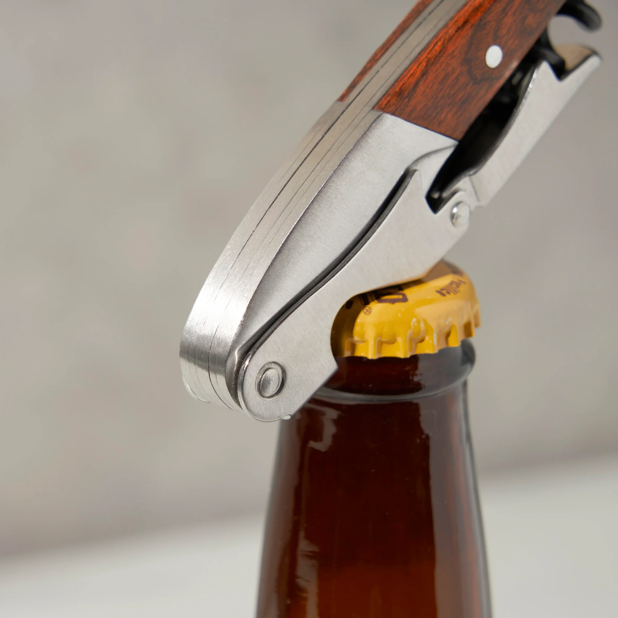 Wooden double hinged corkscrew by twine® - Image 7