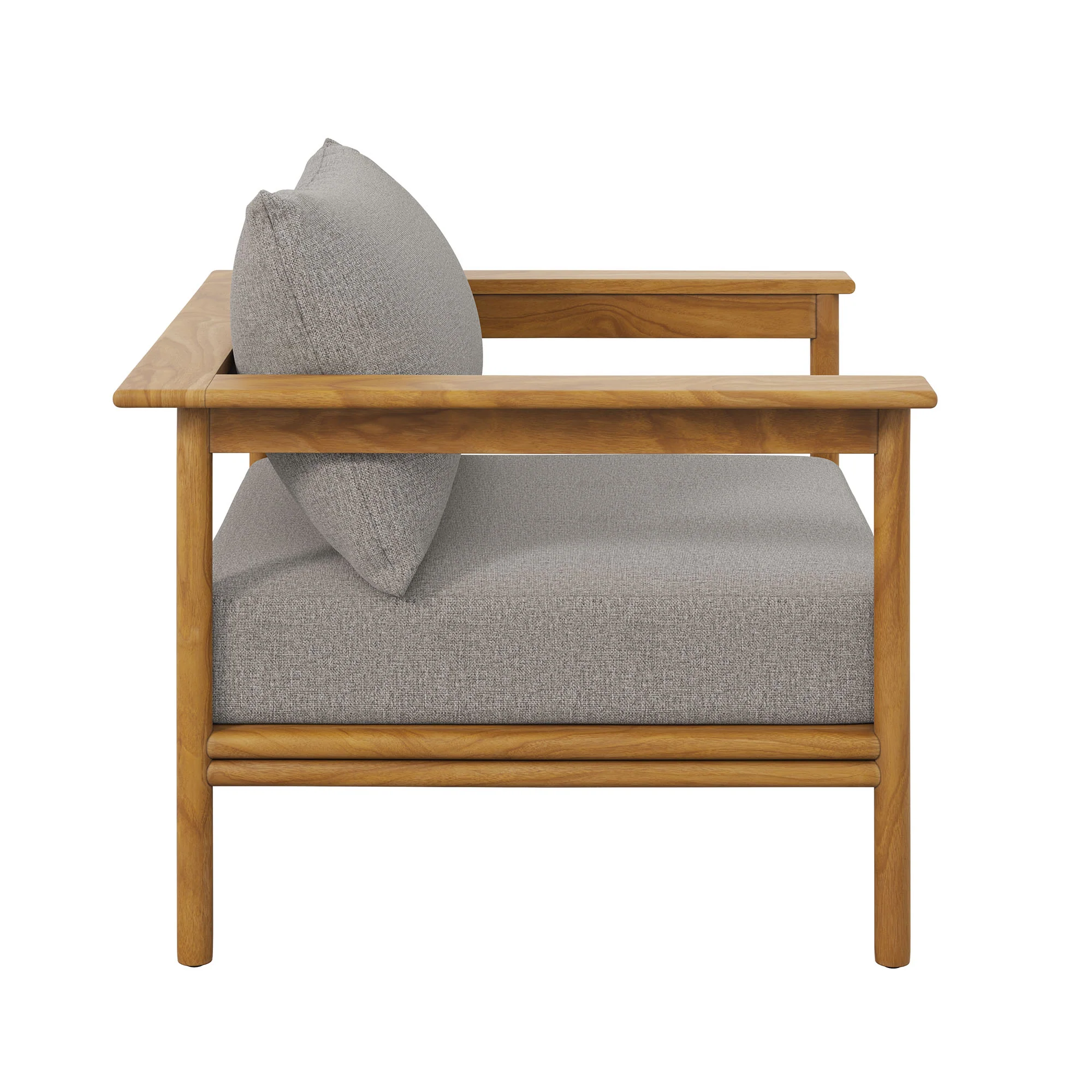 Wren Outdoor Patio Teak Wood Armchair by Modway - Image 15