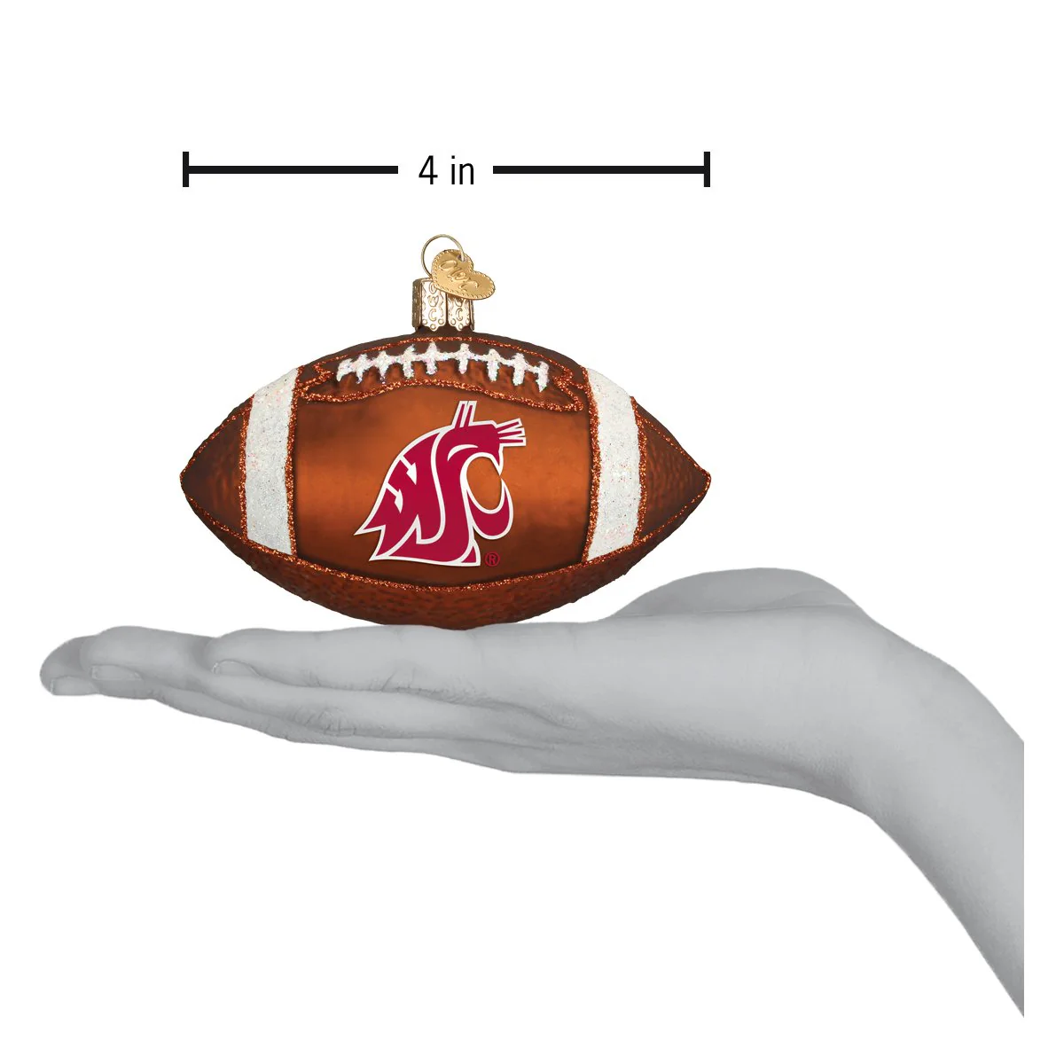 WSU Football Ornament - Image 4
